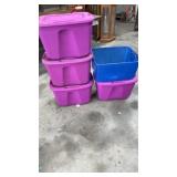 5 Totes 4 lids