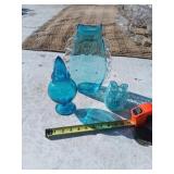 Blue With White Speckled Pint Vase and more
