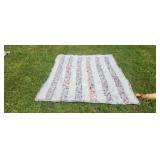 80 x 67 Hand Made Block Quilt