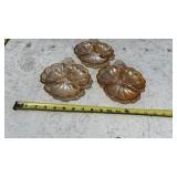 Vintage Jeannette Marigold Carnival Glass Clover