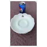 Vintage Fenton Hobnail Milk Glass Bowl Ashtray