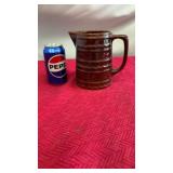 Vintage Marcrest Stoneware Brown Daisy Dot Water