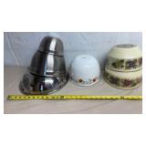 Tabletops Unlimited Enamel Nesting Bowls,