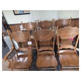 ALTERNATE LOCATION PICKUP 6 OAK CHAIRS