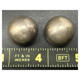 925 Silver Clip-onï¿½s Signed Plata real 8.87 grams