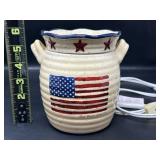 Scentsy God Bless America Full Size wax warmer