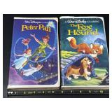 Black Diamond Disney VHS Tapes Peter Pan, The Fox