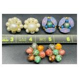Hong Kong Clip-On Earrings
