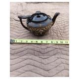 Vintage Teapot Hand Painted Made In England  145