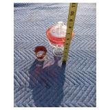 VTG Indiana Glass Kings Crown Thumbprint Ruby