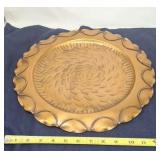 Gergorian copper leaf dish