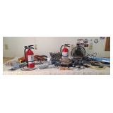 Fire extinguishers, fan,speed charger, extension