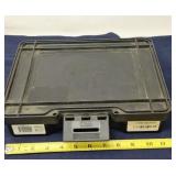 Empty gun case and lock