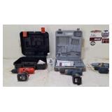 Battery operated drills, no batteries