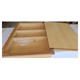 Chestnut mirror medicine wall cabinet 24"x33"