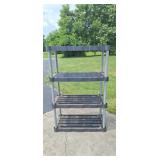 55x36x18 Rubbermaid plastic shelves