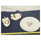 Napco sleeping angels candle holders,  1 has been