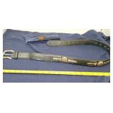 Harley Davison belt and headband