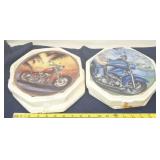 Easyriders collectible plates,  beach cruising,