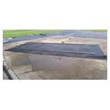 Approximately 89" x 109" dry mat