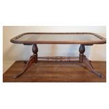 19x36x16 Mid-century modern wood, claw foot,