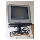 Garage TV, RCA ,with mount not tested, bring