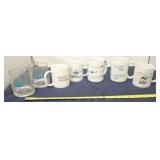 Plastic tumblers and coffee cups