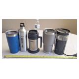 Cups including yeti, Harley Davison and more