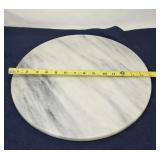 Round piece of marble