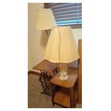 Table lamp, table, mirror, and lamp