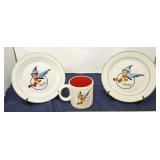 Walt Disney vintage Wifi Nella collectible plates