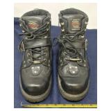 Like new leather Milwaukee boots, size 8.5