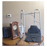 Heater, clock, walker, comforter cushion and more