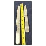 2 Ginsu kitchen knives