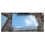 2 43 x 24 Galvanized Shelves
