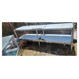 89 x 22 x 33 Galvanized Table
