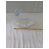 VINTAGE Pyrex Yelpw Roy Wheat divided Carrekle