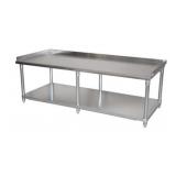 Stainless Equipment Stand, Undershelf 3 Sided