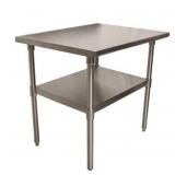 18 Gauge Stainless Steel Work Table W/Undershelf