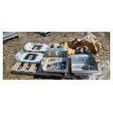Single Sinks & trash Covers