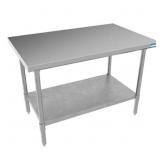 18 Gauge Stainless Steel Work Table w/Galvanized