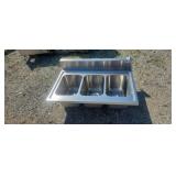 Triple Sink 10x14x10