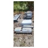 Assortment Of Galvanized and Stainless Table