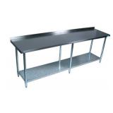 18 Gauge Stainless Steel Work Table Undershelf