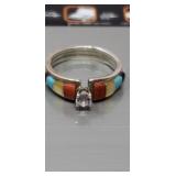 Native American Zuni jewelry handmade multi stone