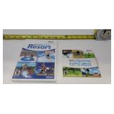Wii Sports and sealed  sports resorts Nintendo