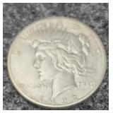 1922-S  Peace Silver Dollar
