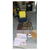 Heavy Duty 27 gallon tote , wooden carved weight