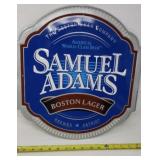 Metal Samuel Adams Boston lager sign 15x16