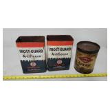 Old Metal frost guard antifreeze and Diamond